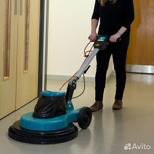 Чистка роторной машиной