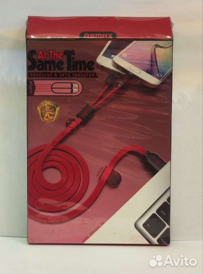 Кабель Remax Gemini USB - microUSB/Apple Lightning