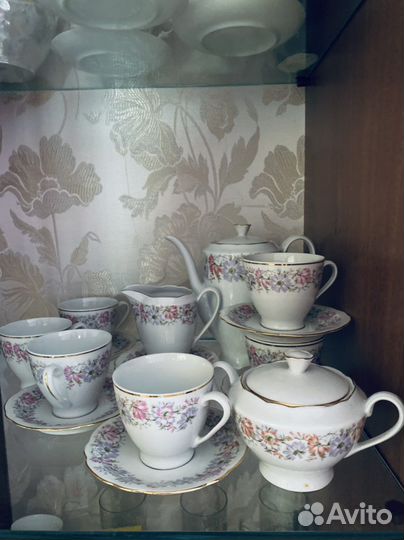 Сервиз кофейный польский фарфор