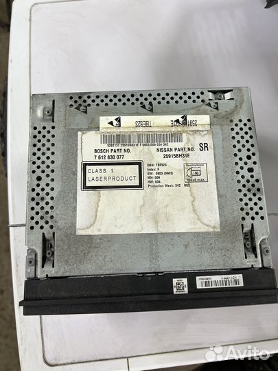 Магнитола штатная nissan qashqai