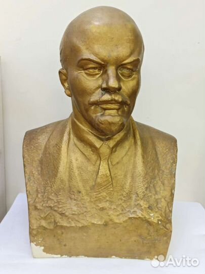 Ленин. Бюст. Авт. Керенский. Редок. СССР. Папье-ма