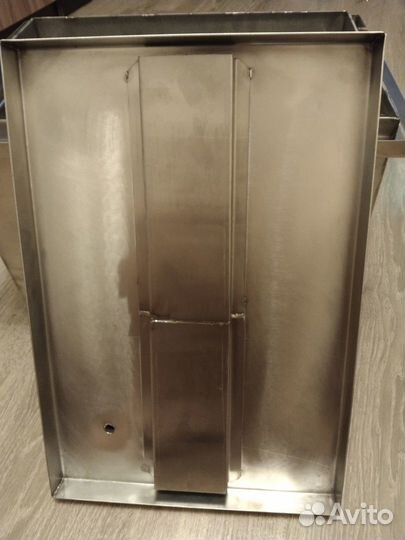 Коптильня для горячего копчения из нержавейки 2 мм