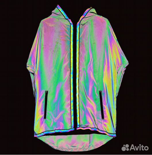 Светящаяся куртка Радуга. Хит