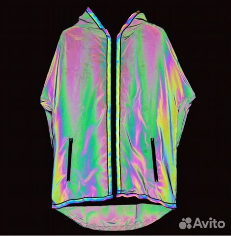 Светящаяся куртка Радуга. Хит