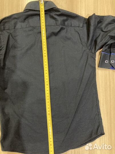 Рубашка темно-синяя