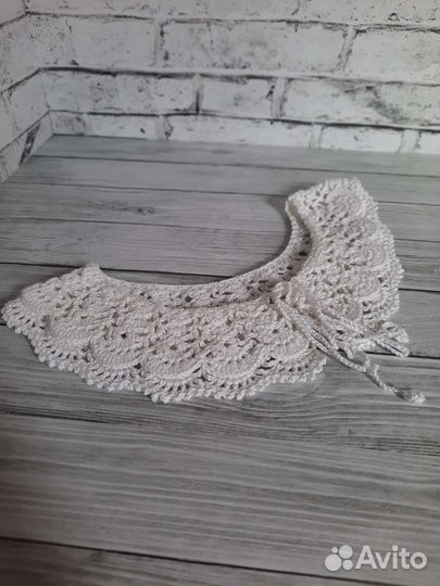 Воротник ажурный ручная работа
