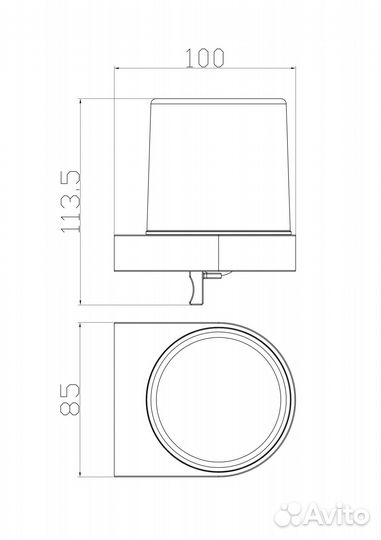 Дозатор мыла Wonzon & Woghand WW-5251-BL черный