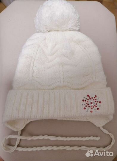 Шапка детская для девочки зимняя