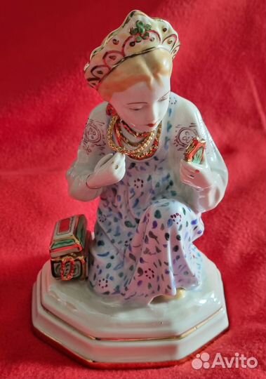 Статуэтка СССР Малахитовая шкатулка 