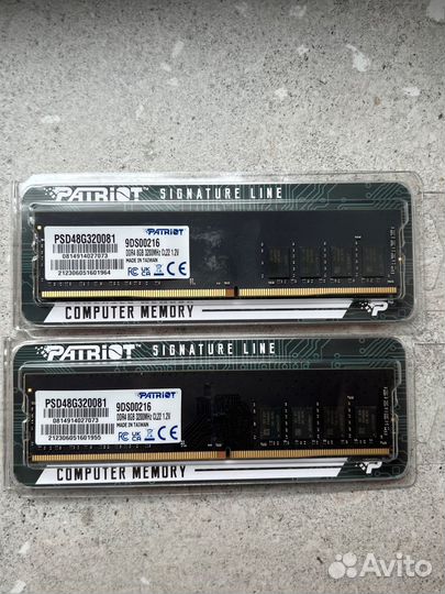 Оперативная память ddr4 Patriot 8GB 3200Mhz
