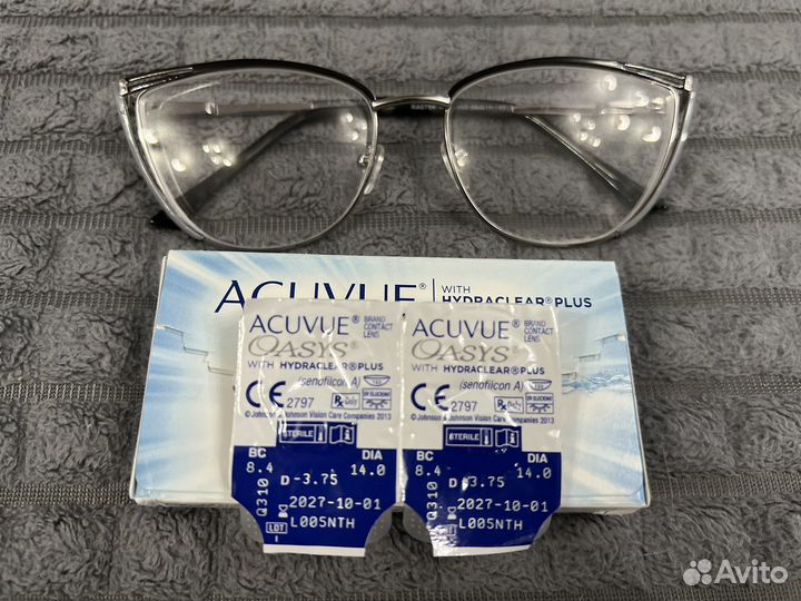 Контактные линзы acuvue Oasys, oчки для зрения