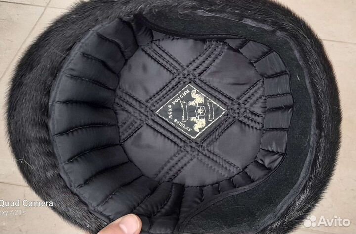 Меховая мужская кепка