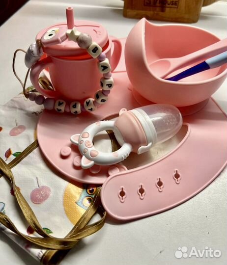 Силиконовая посуда для малышей