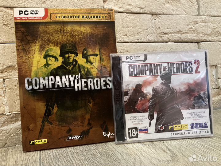 Company of heroes 1 и 2 часть (для PC, лицензия)