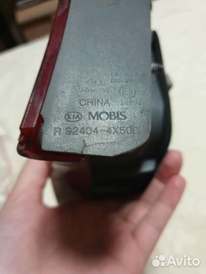 Kia rio 3 ресталинг фонарь