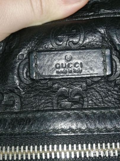 Сумка Gucci GG Black Canvas Оригинал