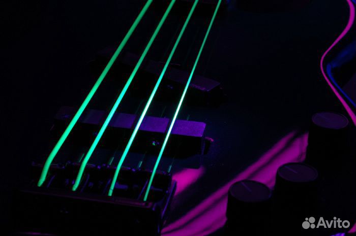 Струны для Бас гитары Зеленые DR neon NGB5-45