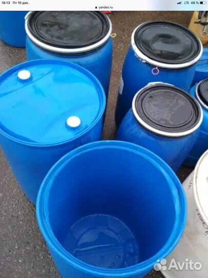 Бочки пластиковые