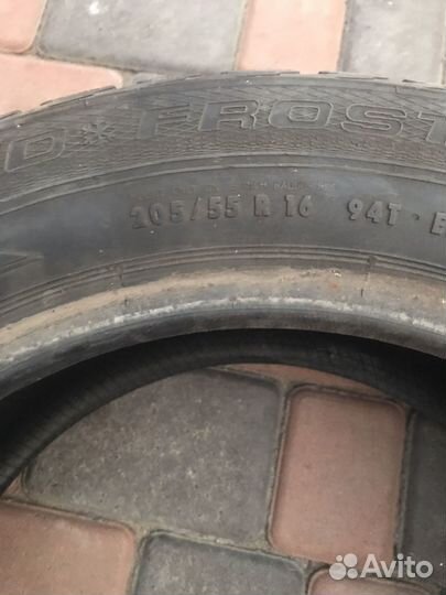 Шины 205 55 16 зимние бу