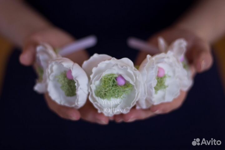 Венки, ободки, повязки. Веночки на голову