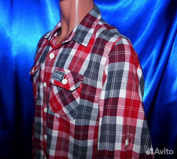 Рубашка мужская байковая 48-50