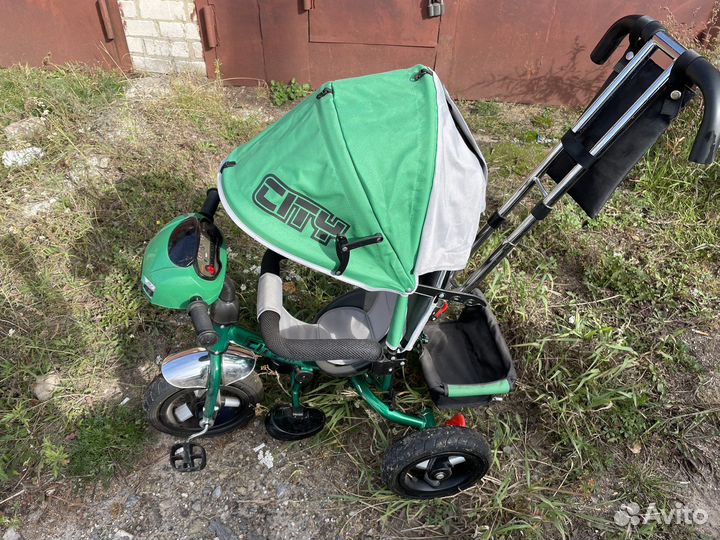 Детский велосипед с ручкой бу