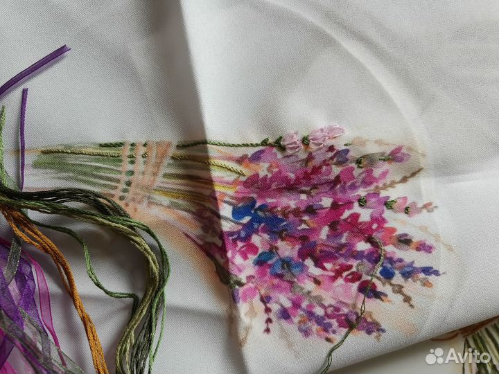 Набор для вышивания лентами Panna полевой букет