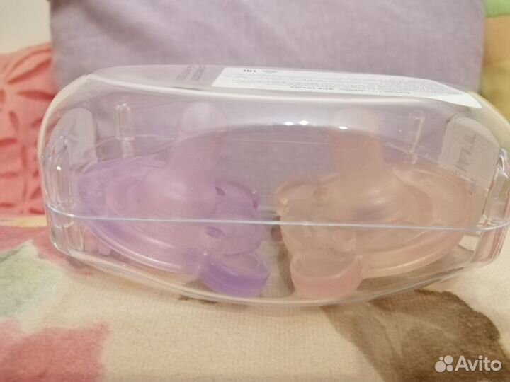 Пустышки Philips Avent 0-3 мес., 2 шт
