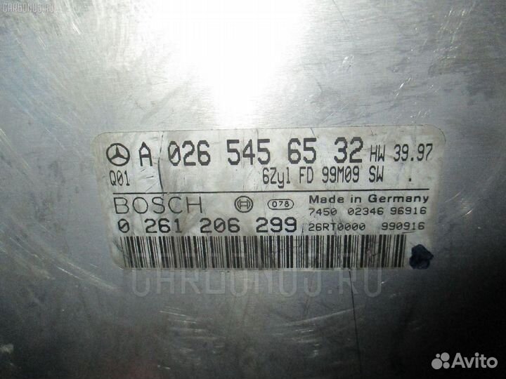 Блок управления двс Mercedes-benz E-class station wagon S210.265