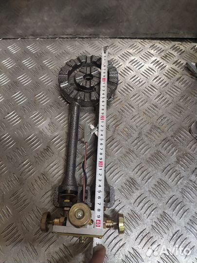 Двухконтурная газовая горелка для казана в очаг