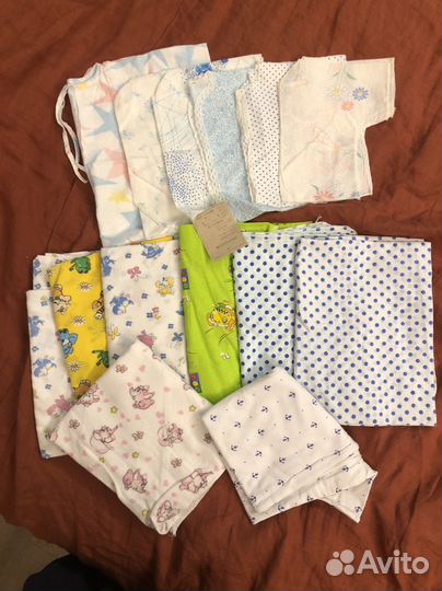 Распашонки и пеленки для новорожденных СССР
