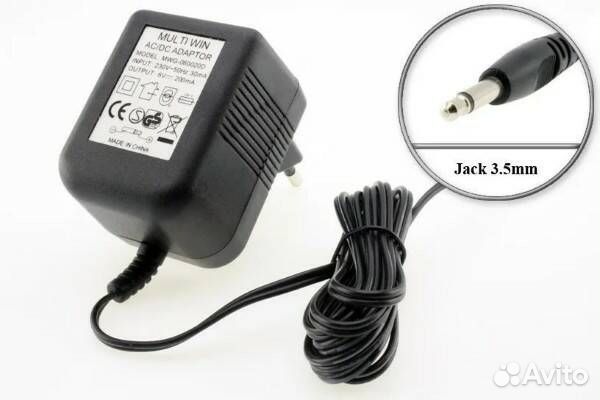 Блок питания 6v-0.2a Jack 3.5 купить в Ростове-на-Дону | Электроника ...