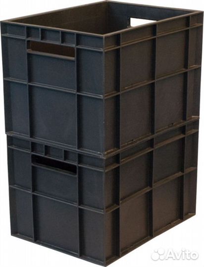 Пластиковый ящик молочный прочный крепкий