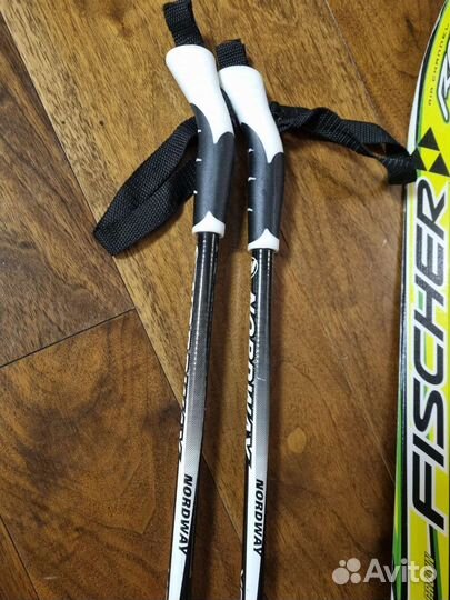Лыжи беговые fisher, ботинки лыжные fisher