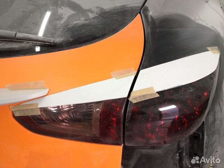 Накладки фонарей (ресницы) для Infiniti EX/QX50