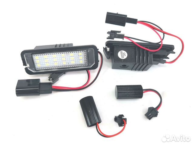 LED подсветка номера VW Golf Passat
