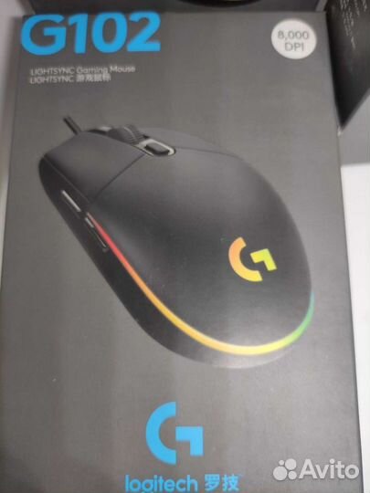 Игровая мышь Logitech G102 Lightsync. Новые