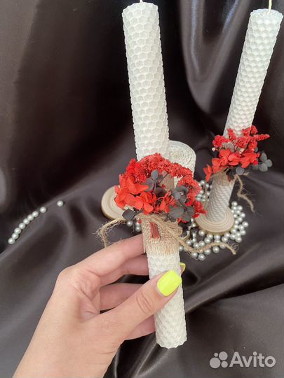 Свадебные свечи семейный очаг