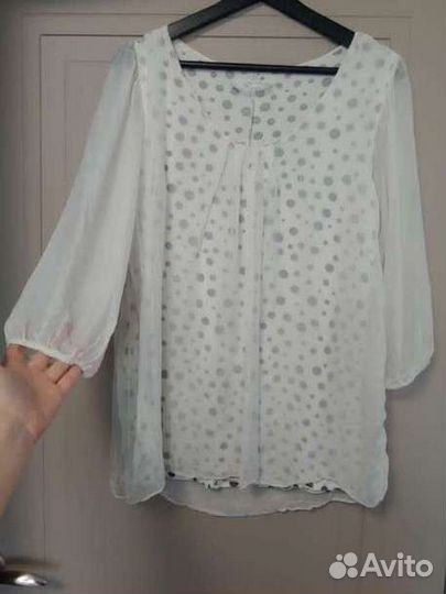 Блуза натур шёлк