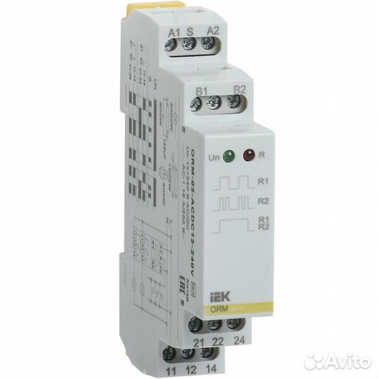 Реле импульсное IEK ORM 12-240 В, 2 контакта, AC/D