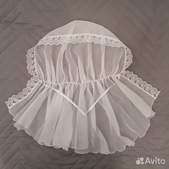 Накидка на голову, косынка с кружевами