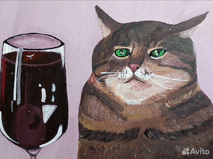 Картина акрилом на холсте