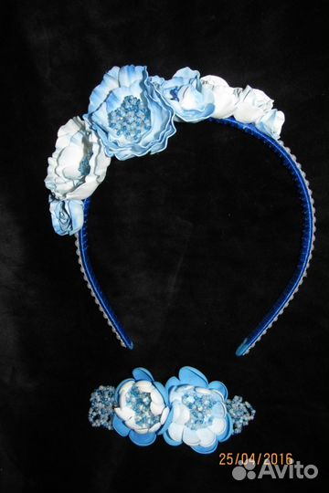 Ободки, заколки, броши из фоамирана