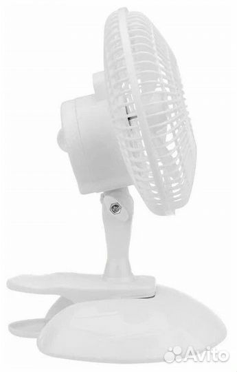 Вентилятор настольный на подставке с прищепкой