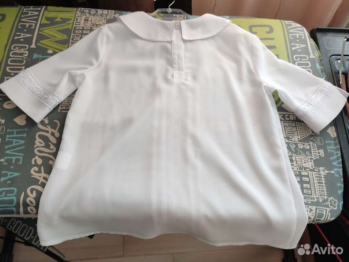 Блузка белая школьная