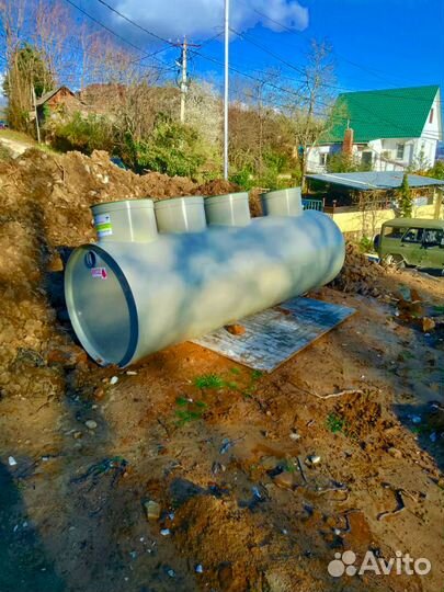 Септик работает в любое время года, купить в Волго