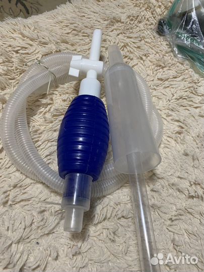 Полиэтиленовый сифон для чистки грунта