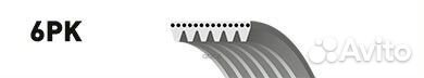 Ремень поликлиновый 6PK2528 Gates
