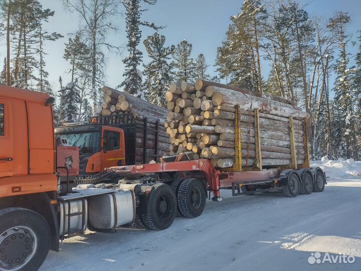 Полуприцеп лесовоз (сортиментовоз) Fruehauf лесовоз, 1999