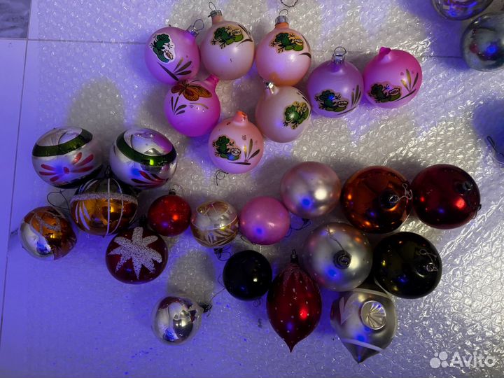 Елочные игрушки СССР и гдр шары